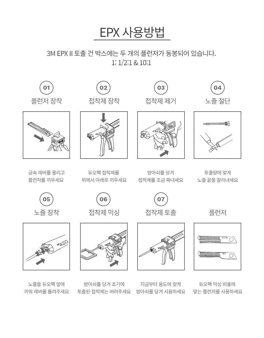 3M DP420 DP420NS 강력 에폭시 접착제 금속 통신장비 의료기 자동차 반도체센서 상세 이미지 7