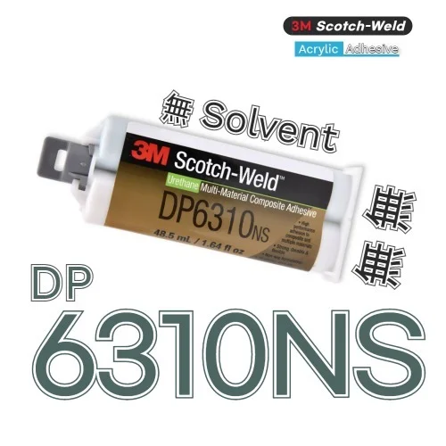 3M DP6310NS 이액형 복합소재 소음 진동 충격 흡수용 우레탄 접착제